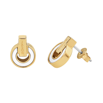 WHITE CHIP EARRINGS