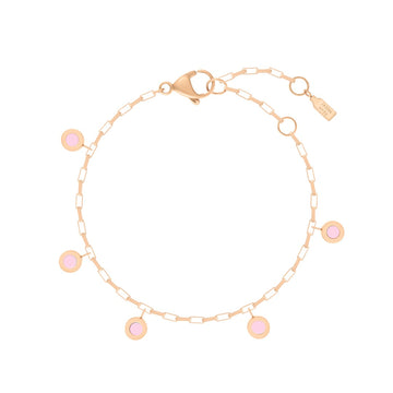 LIGHT BRACELET WITH 5 HANGING CHIPS