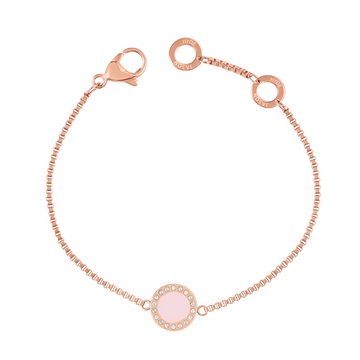 OCEAN PINK CHIP WITH ZIRCONIA BRACELET