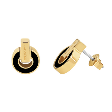 BLACK CHIP EARRINGS