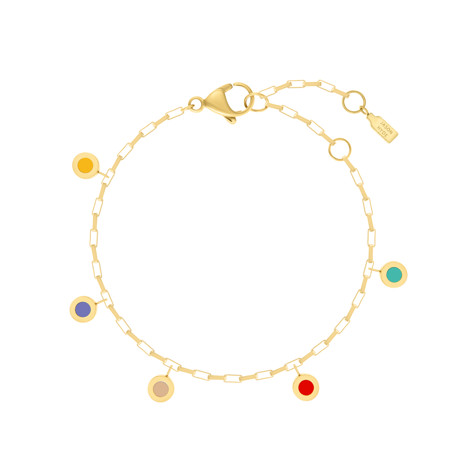 HANGING 5 CHIPS MULTICOLOR BRACELET