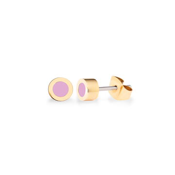 NEW WAVE FONDANT PINK CHIP EARRINGS