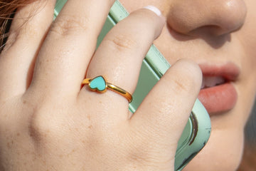 AMARE TURQUOISE CHIP RING