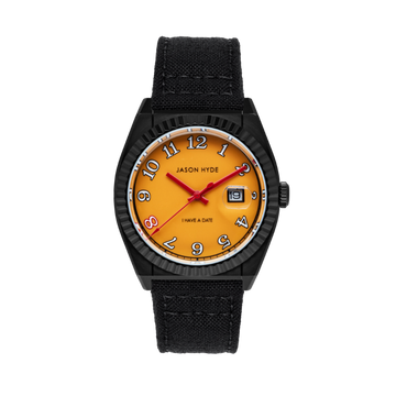 40 MM WATCH YELLOW DIAL - CORDURA STRAP