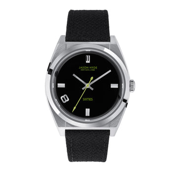BLACK BAND 42 MM WATCH