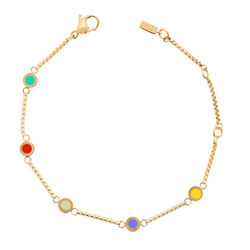 5 CHIPS MULTICOLOR ANKLET
