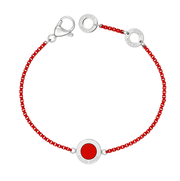 RED CHAIN RED CHIP BRACELET