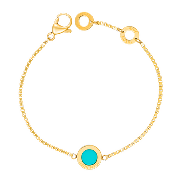 TURQUOISE CHIP BRACELET