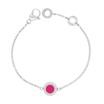OCEAN RASPBERRY CHIP WITH ZIRCONIA BRACELET