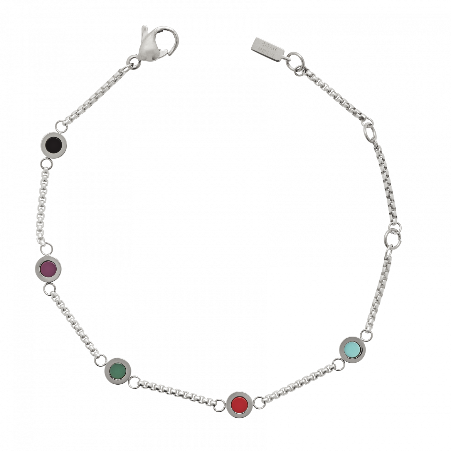 FIVE  MULTICOLOR CHIPS BRACELET