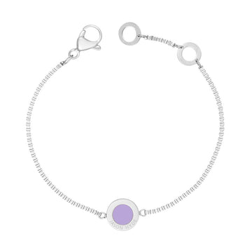 OCEAN LAVENDER CHIP BRACELET