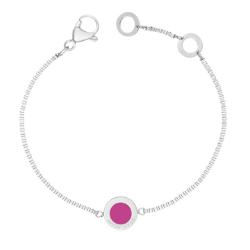 OCEAN ROSE VIOLET CHIP BRACELET
