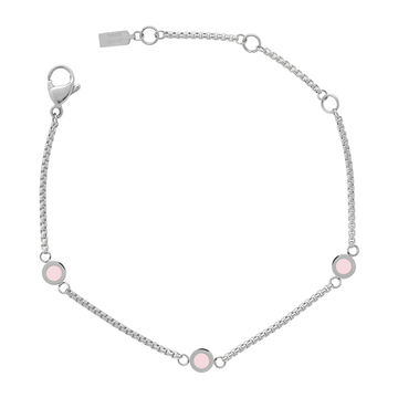 PINK 3 CHIP BRACELET
