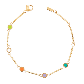 MULTICOLOR 5 CHIPS ANKLET