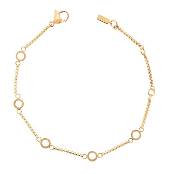 WHITE 5 CHIPS BRACELET