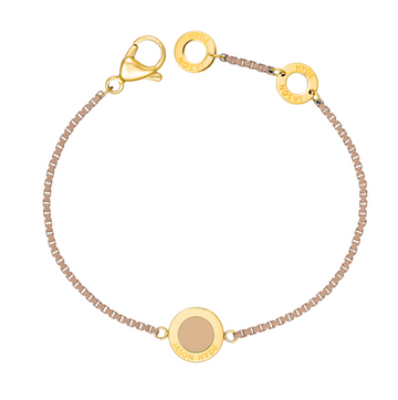 OCEAN BEIGE CHAIN BEIGE CHIP BRACELET