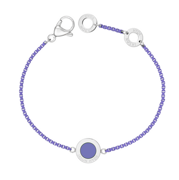 PERSIAN BLUE CHAIN AND CHIP BRACELET