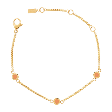 NEW WAVE APRICOT CRUSH 3 CHIP BRACELET