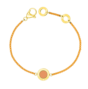 OCEAN APRICOT CRUSH CHAIN APRICOT CRUSH CHIP BRACELET