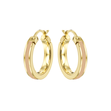 WEWA SINGLE BEIGE HOOPS