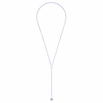 LAVENDER CHAIN LAVENDER CHIP LARIAT