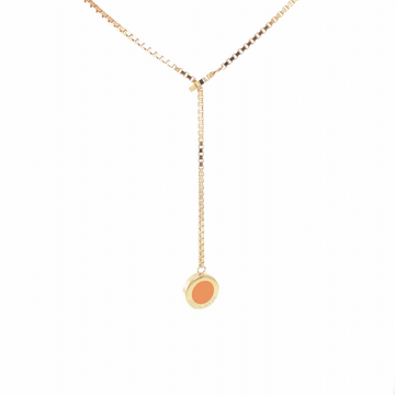 APRICOT CRUSH CHIP LARIAT