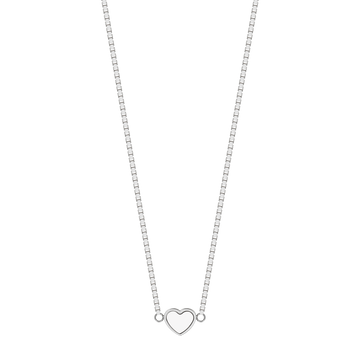 WHITE CHIPS NECKLACE