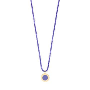 PERSIAN BLUE CHAIN PERSIAN BLUE CHIP NECKLACE
