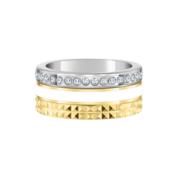 WHITE CHIP WITH ZIRCONIA RING