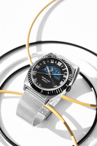 img-banner-Lunatico watch for men in silver and mesh strap