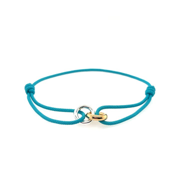 Turquoise Sayna Cord bracelet by Jason Hyde