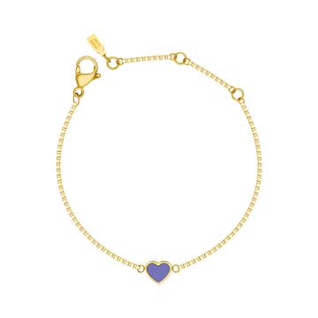GOLD BRACELET WITH PERSIAN BLUE CHIP