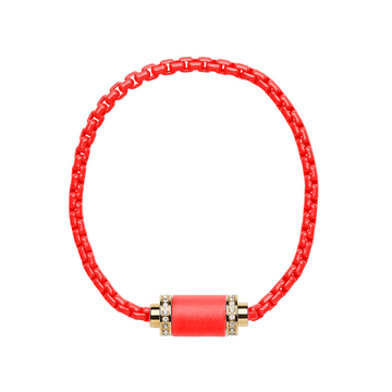 RED CHAIN RED CHIP WITH ZIRCONIA MAGNET