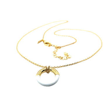 ACQUARELLO ROUND WHITE NECKLACE