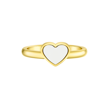 AMARE WHITE CHIP RING