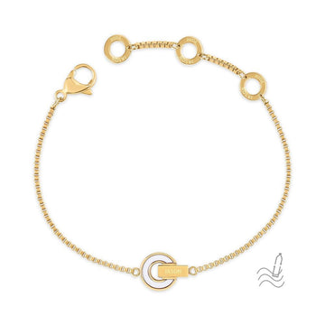 NEREIDA WHITE CHIP BRACELET