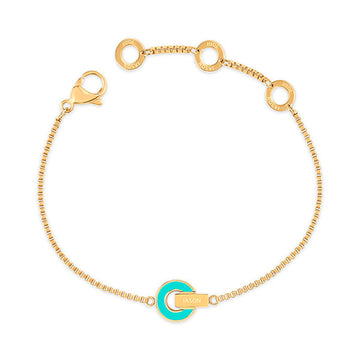 PLAIN TURQUOISE CHIP BRACELET
