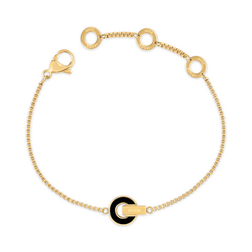 NEREIDA BLACK CHIP BRACELET
