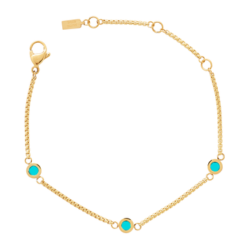 NEW WAVE TURQUOISE 3 CHIP BRACELET