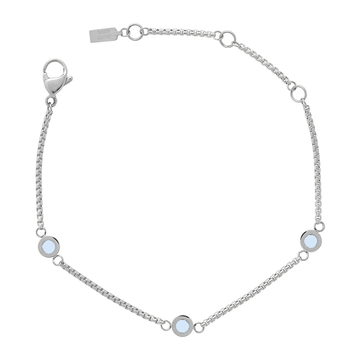 NEW WAVE WHITE 3 CHIP BRACELET