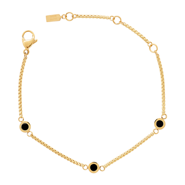 NEW WAVE BLACK 3 CHIP BRACELET
