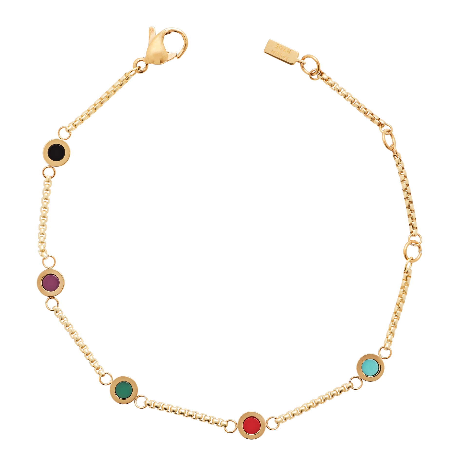 BRACELET WITH 5 MULTICOLOR CHIPS