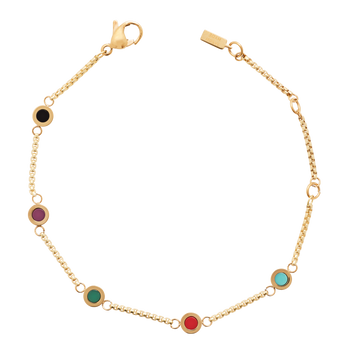 BRACELET WITH 5 MULTICOLOR CHIPS
