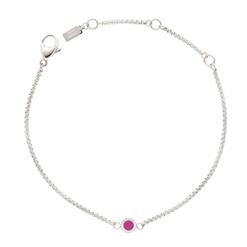 ROSE VIOLET 1 CHIP BRACELET