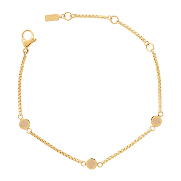BEIGE 3 CHIP BRACELET