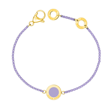 OCEAN LAVENDER CHAIN LAVENDER CHIP BRACELET
