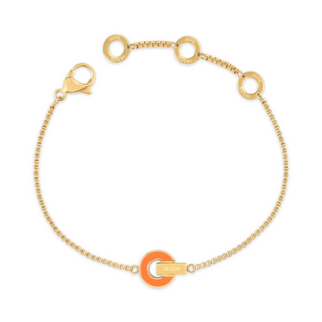 NEREIDA ORANGE CHIP BRACELET