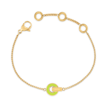 NEREIDA LIME GREEN CHIP BRACELET