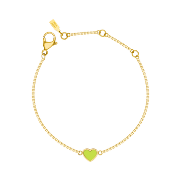 AMARE LIME GREEN CHIP BRACELET
