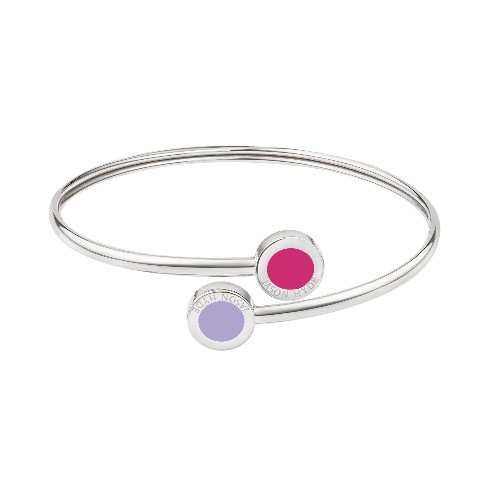 RASPBERRY AND LAVENDER CHIPS BANGLE